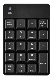 Langaton numeronäppäimistö Exibel