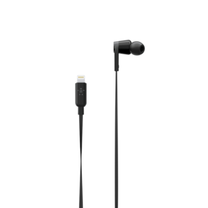 Kuulokkeet, joissa mikrofoni ja Lightning-liitäntä, Belkin Rockstar