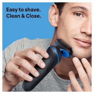 Braun Series 5 51-B1000s sininen, Partakone Wet & Dry