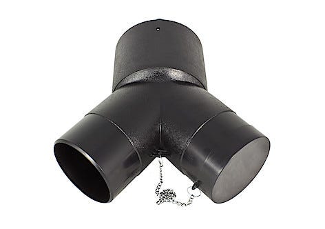 Slangestuss Y-modell 125/100mm
