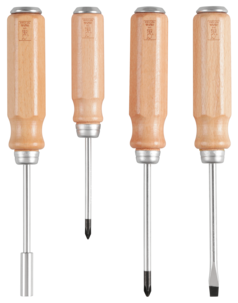 Skrutrekkere, 3 trekkere og 1 bitstrekker med 20 bits