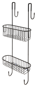 Hengende dusjhylle med kroker