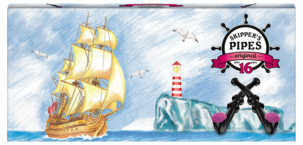 Skipper's Pipe Original lakrispiper, 16-pakning