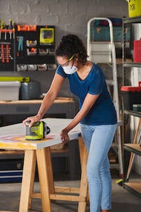 Ryobi eksentersliper One+ 18 V RROS18-0, batteridrevet