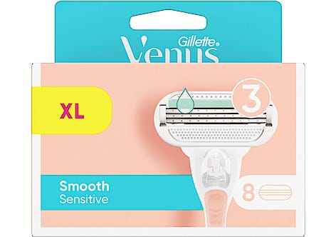 Gillette Venus Smooth Sensitive barberblader, 8-pack