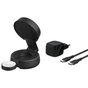 Belkin UltraCharge Pro 2 in 1 lader Qi2, 25 W