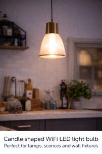 Deltaco Smart LED-lampa E14 4,5 W dimbar, SH-LE14CCTC