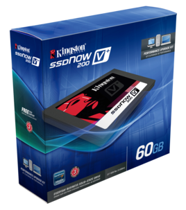 SSD-hårddisk 60 GB Kingston V+200 Series Notebook kit