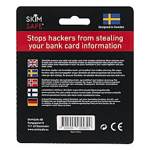 Pankki- ja luottokorttisuojus SkimSafe
