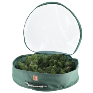 Förvaringsväska för julkrans och dekorationer grön, 50 cm