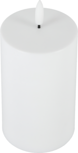 Blockljus LED med timer utomhus, vitt, Northlight