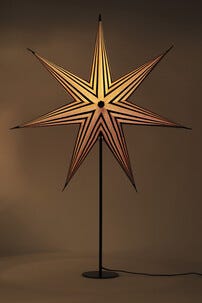 Stor adventsstjärna papper 75 cm, Northlight