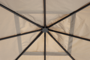 Paviljong 3x3 m med myggnät