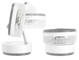 Pöytätuuletin ajastimella 24 cm, kokoontaitettava