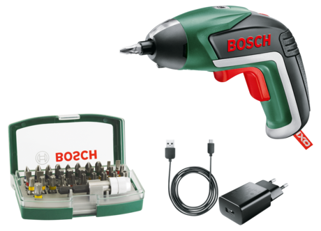 Bosch IXO V Ruuvinväännin, 32 ruuvauskärkeä