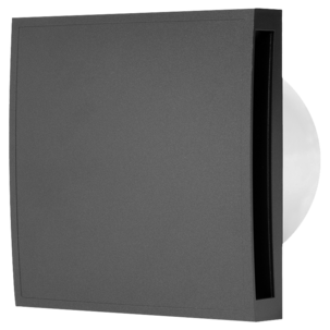 Badrumsfläkt med fuktsensor EET100HTA, 100 mm, svart