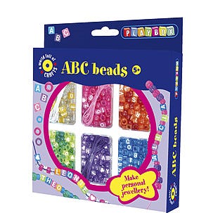 Pysselset ABC-pärlor