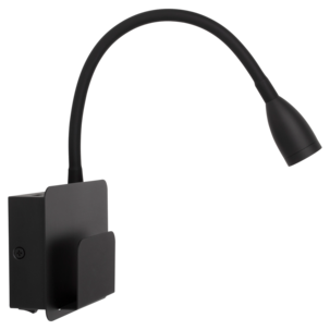 Sunwind Design vägglampa 12 V med USB och hylla