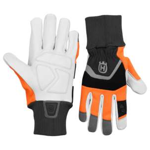 Husqvarna Functional hanske med sagbeskyttelse, skinn