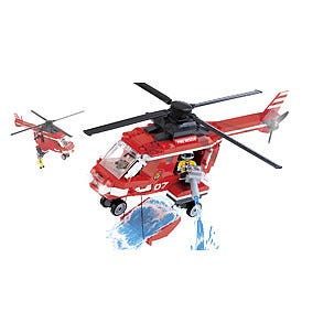 Cobi byggeklosser, brannhelikopter