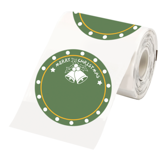 Runda juletiketter till BT M110, BT M220, 140-pack