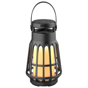 Campinglampa med högtalare, vattentålig och bärbar