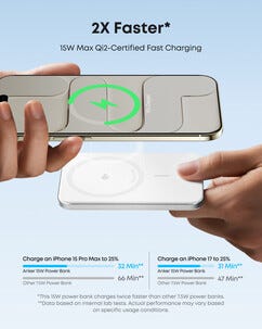 Anker MagGo Slim trådlös powerbank 5000 mAh 15 W