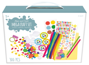 Extra stort pysselset barn, 300 delar, från 5 år