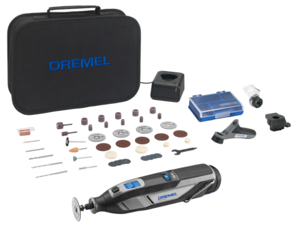 Dremel 8240-3/45 batteridrivet multiverktyg 12 V, 45 delar