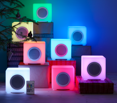 Kaiutin, jossa LED-valo