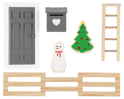 Nissedörr med tillbehör