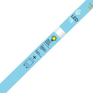 LED lysrör T8 G13 16 W 120 cm varmvitt