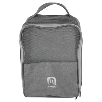 Skokube, skopose til reise, for 3 par sko, grå