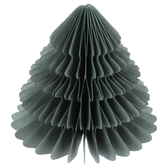 Juletre i papir, brettet med magnet, 15 cm