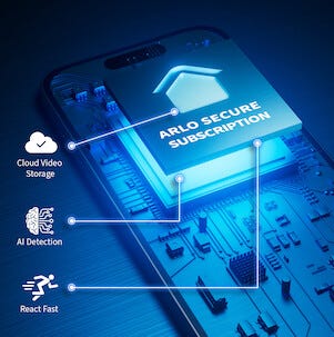 Arlo Essential 2 2K overvåkningskamera, 2-pakning