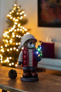 Konstsmide teddybjörn med belysning, 38,5 cm