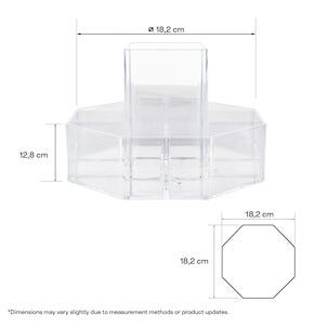 Lite, roterende sminkestativ, makeup organizer