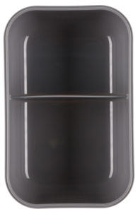 Matlåda med bestick och två fack