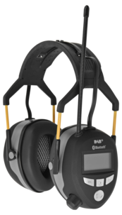 Hörselkåpor med FM / DAB+ och Bluetooth