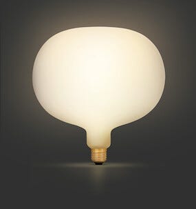 Dekorpære E27 dimbar LED Oval Globe Opal XL