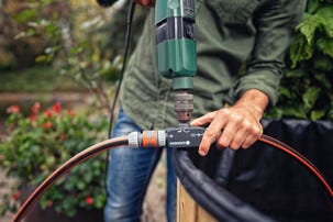 Gardena lamellpumpe til boremaskin