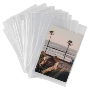 Plastfickor fotoalbum A5 refill, transparent