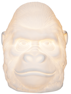 Northlight bordslampe i porselen, Gorilla