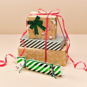 Presentbox jul, smällkaramell, FSC-märkt, 4-pack