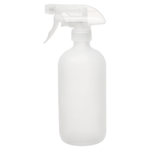 Lasinen suihkepullo 500 ml, huurrettu