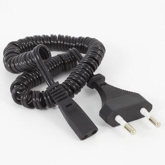 Nätkabel till rakapparat Philips/Braun, 1,8 m