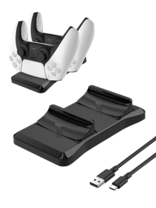 Exibel dobbel ladestasjon for trådløse DualSense-kontrollere