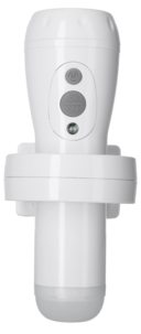 Oppladbar lommelykt med nattlys