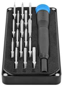 iFixit Minnow -tarkkuusruuvitaltta ja palat, 16 osaa