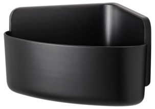 Tesa Lavaa Suihkukori kulmaan, itsekiinnittyvä, musta